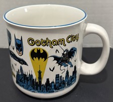 DC COMICS BATMAN GOTHAM CITY LARGE 20oz CERAMIC COFFEE MUG