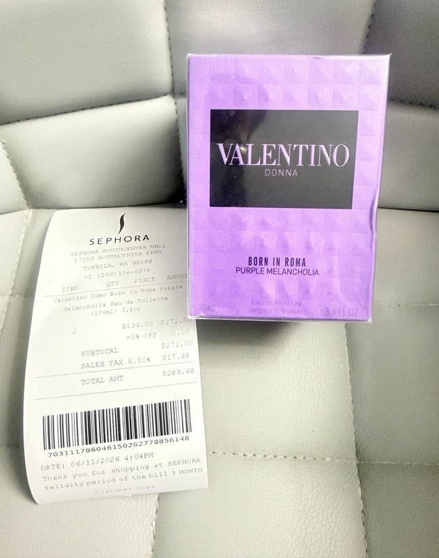 Valentino Donna Born In Roma Purple Melancholia Eau de Parfum Spray 3.4 fl oz
