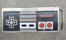 Vintage Nintendo Controller-Belt Buckle 1990  s Super Mario Brothers