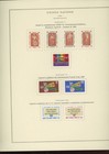 UN  stamp collection Album pages mh mnh  492 stamps blocks duplicates    (mb24 — photo 9