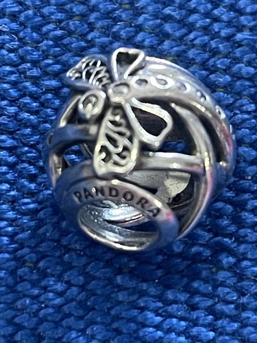 PANDORA DREAMY DRAGONFLY CHARM CLEAR CZ RETIRED RARE NEW
