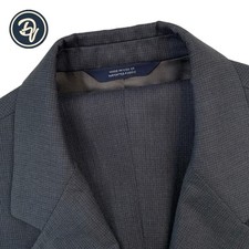 Mens 40 R Brooks Brothers Madison Fit Chracoal Grey Micro Knit Suit Made USA