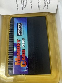 InterAct Memory Card Plus 8 Megabits Double Storage Sega Saturn SV-465 Open Box