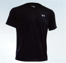 Under Armour 1228539 Men's Heat Gear Tech T-Shirt Midnight Navy Blue XL NWT