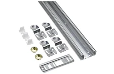 National Hardware N343-111 48″ Galvanized Steel Bypass Door Kit – 60 lb Load