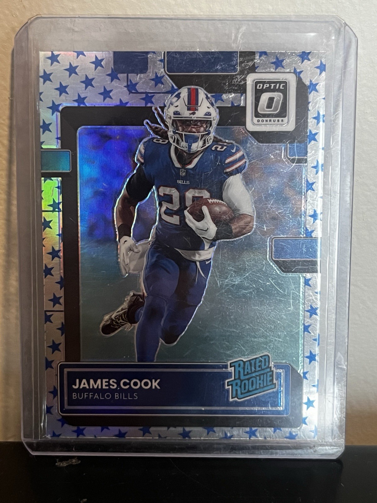 2022 Panini Donruss Optic Rated Rookie James Cook #215 Stars Prizm (RC)