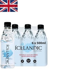 Naturally Alkaline Spring Water 500ml - 6 Pack of Pure Icelandic Refreshment