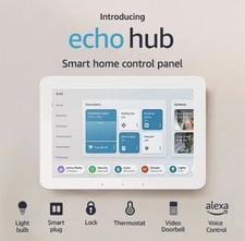Echo Hub | 8” Smart Home Control Panel with Alexa | Compatible with Thousands of