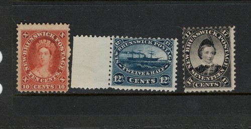 New Brunswick #9, #10 & #11 mint original gum - 第 1/1 張圖片