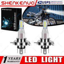For Suzuki DR650SE DR650 SE 1990-2018 2019 2X H4 LED Headlights Bulb 6000K White