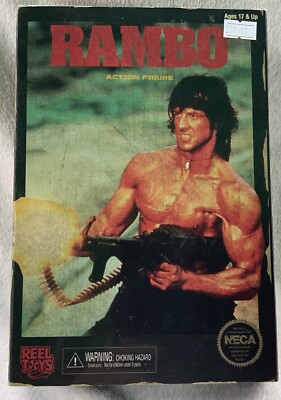 NECA ''Rambo'' Actionfigur Videospiel 8-Bit NES Videospiel Version 2014 OVP