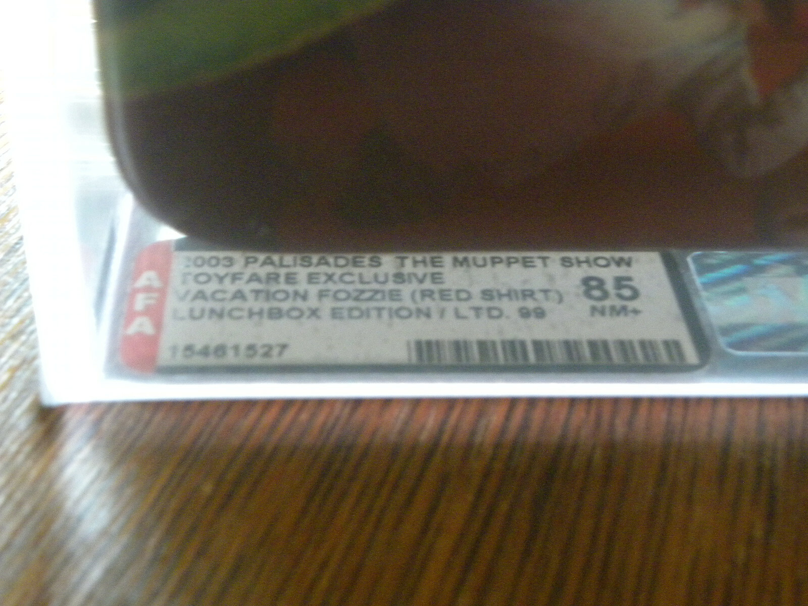 AFA85 Palisades The Muppets Vacation Fozzie Toyfare Exclusive Lunchbox