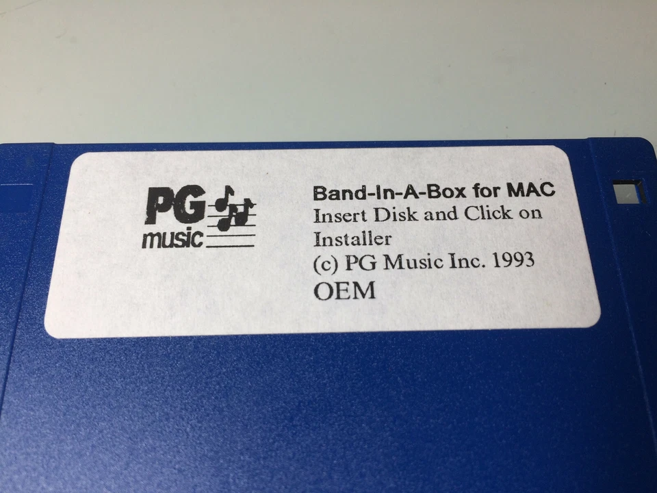 PG Music 'Band-In-A-Box for Mac Floppy disc Installer - Image 3 of 4