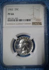 1962 p PF66 WASHINGTON QUARTER DOLLAR