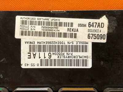 REFLASHED VIN PLUG & PLAY 07 JEEP GRAND CHEROKEE 3.7 ECM MODULE