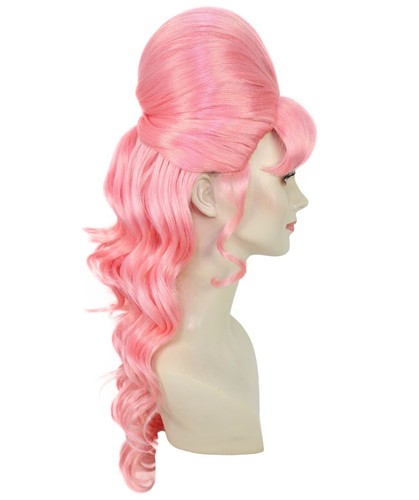 HPO Adult Women's Class 60's Brown Half Updo Wig with Ponytail, HW-7577 - Picture 57 of 65