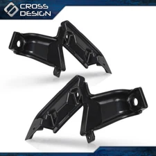 Grille Bracket Set Driver and Passenger Side Fit For 2009-2011 Honda Civic Coupe
