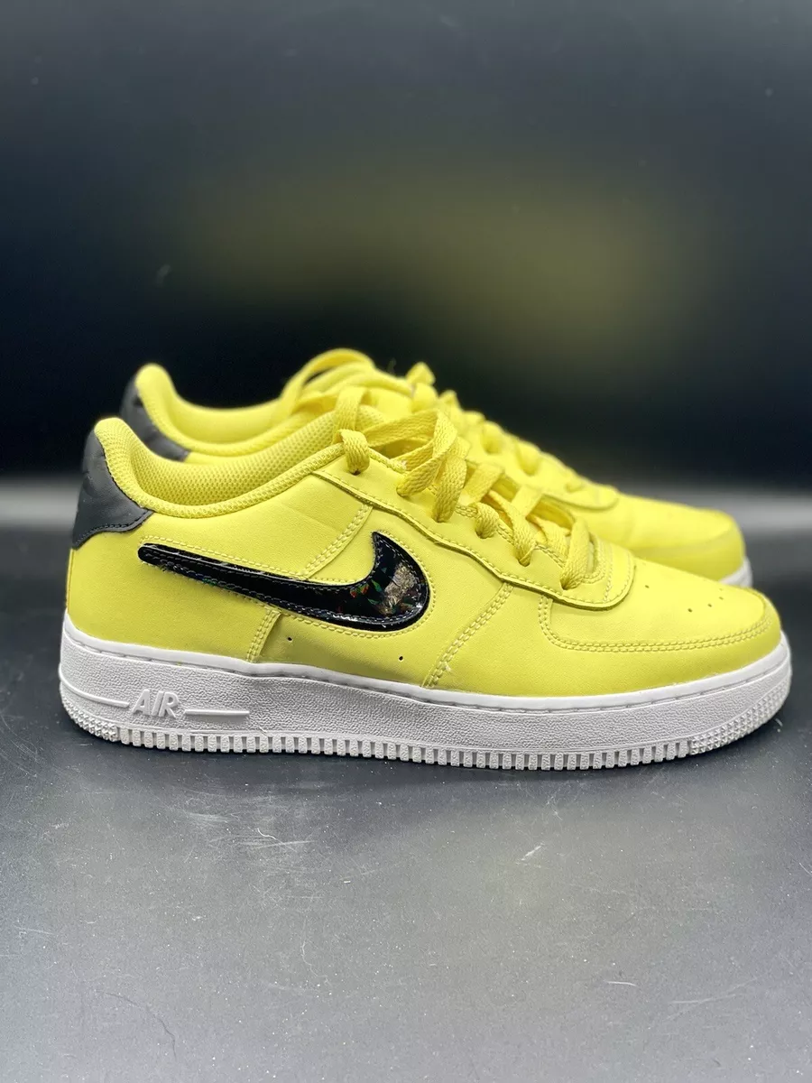 nike air force 1 yellow swoosh