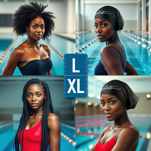 Cuffia Piscina Extra Large per Capelli Lunghi - Nuoto Donna E Uomo - Docia - Sil - Foto 5 di 12