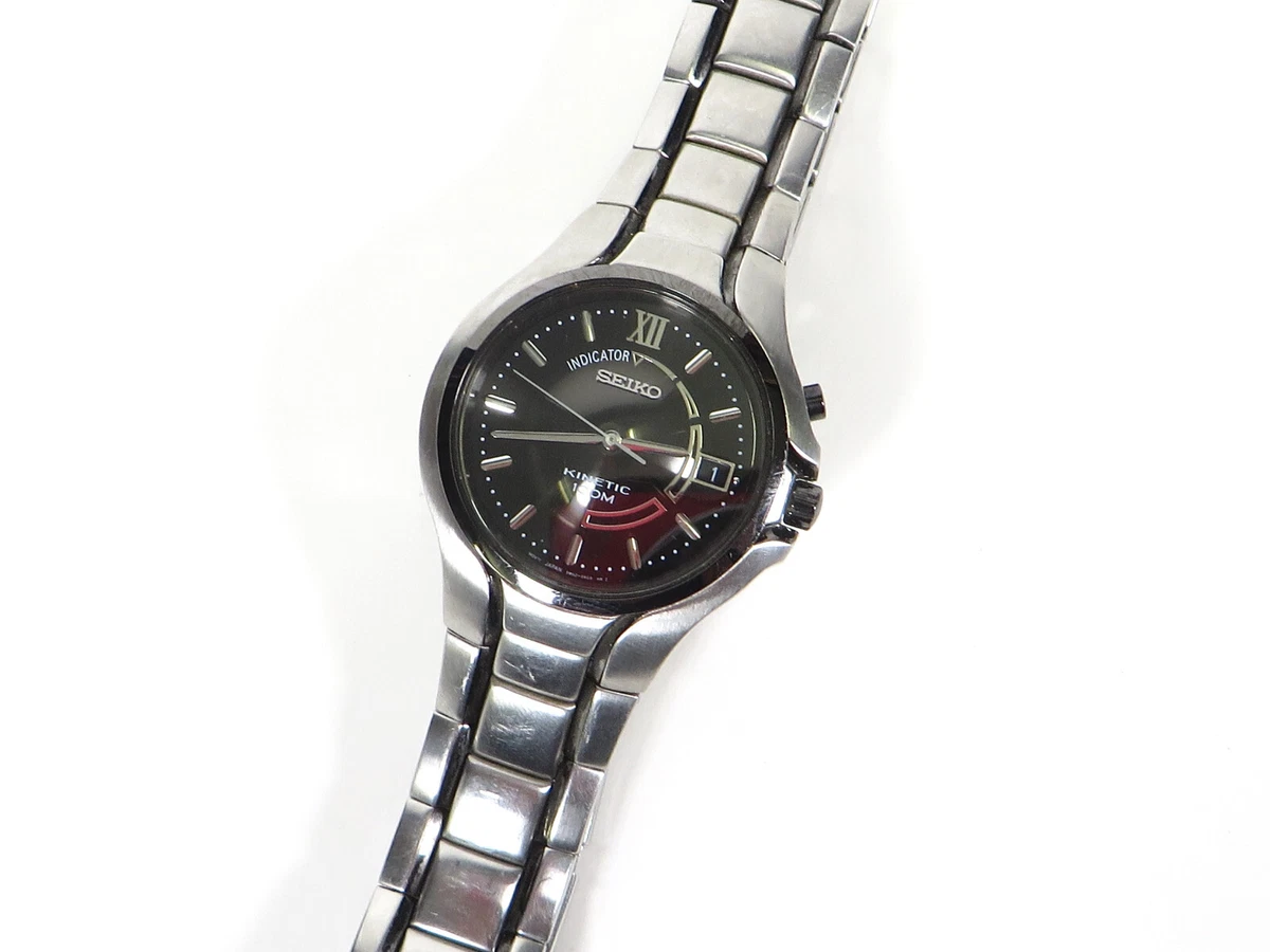 Seiko indicator shop kinetic 100m price