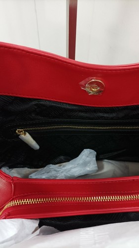 Borsa LOVE MOSCHINO QUILTED PU ROSSO donna in eco pelle JC4014PP1DLA0500 - Foto 7 di 8