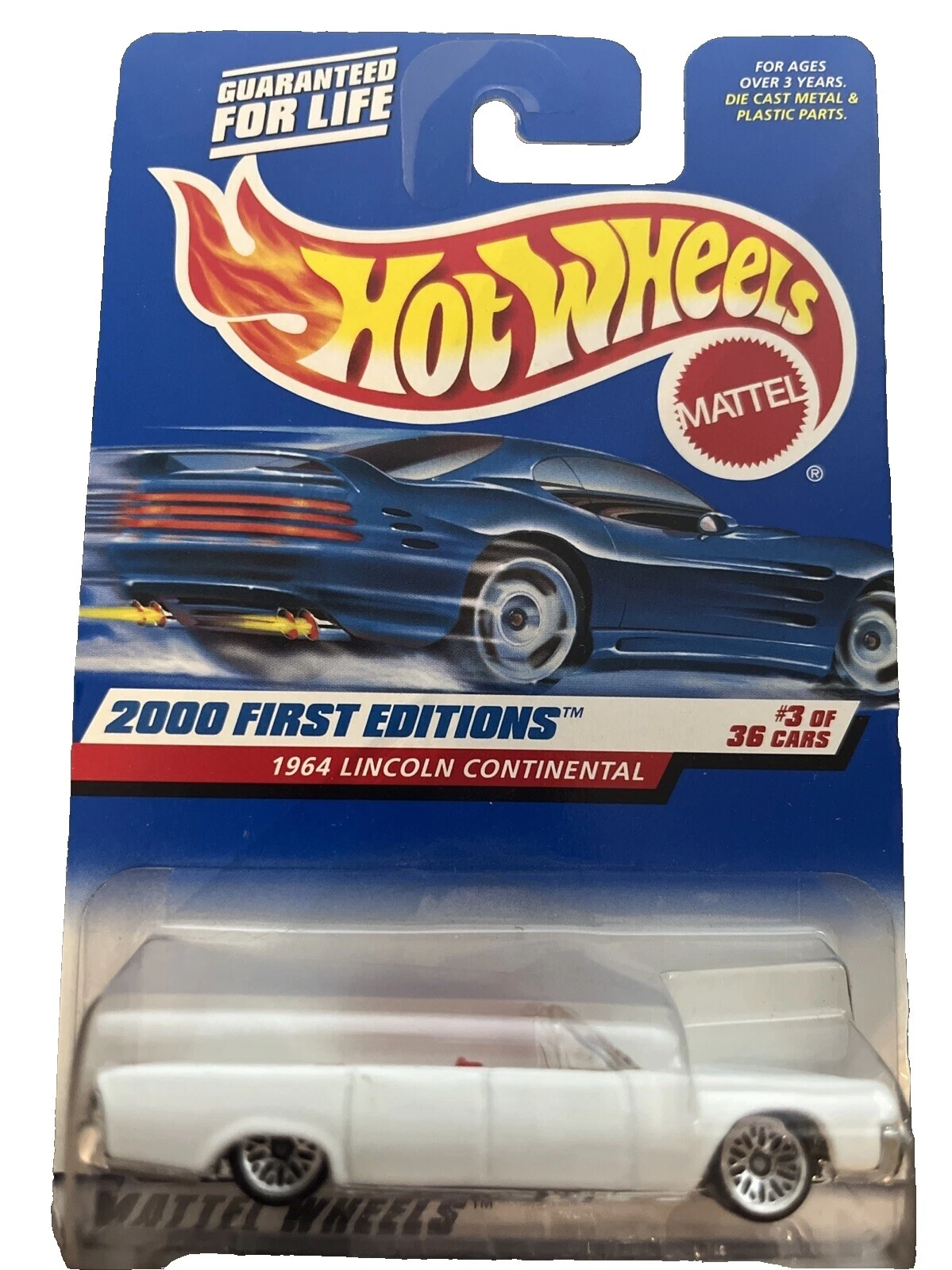 Hot Wheels First Editions Lincoln Contemporary Manufacture Diecast Cars