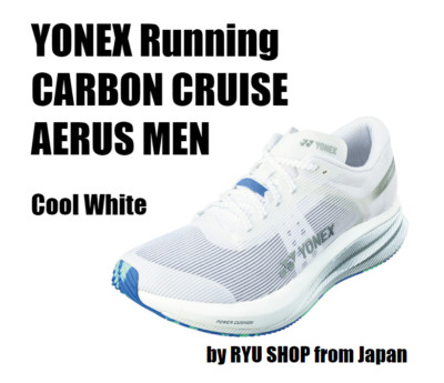 YONEX Running Shoes CARBON CRUISE AERUS MEN SHRA2M 570 Cool White