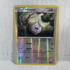Whismur - 80/124 XY Fates Collide Pokemon Reverse Holo Bleed