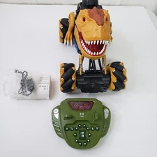 Kiddie Play Remote Control Dinosaur Vehicle Lights & Sounds Multi-way Movement 