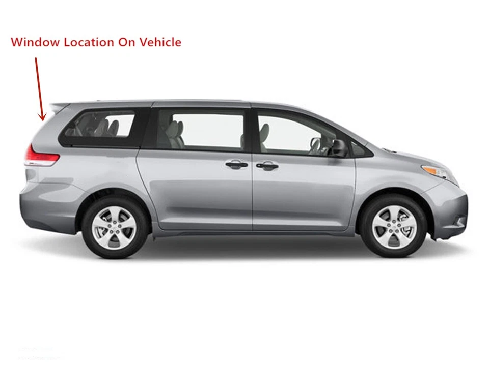 Fits 2011-2020 Toyota Sienna Mini Van Rear Window Back Glass Heated Foto 4 de 4