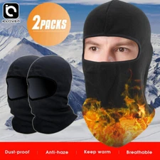 2 Pack Full Face Ski Mask Winter Cap Balaclava Hood Beanie Warm Hat Men Women US