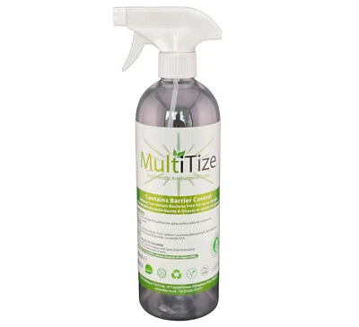 MULTITIZE ECO CLEANING PRODUCTS MultiTize 750ml Spray Bottle (Empty) (UK BRAND) for use with i-Tize Products