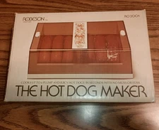 Vintage Robeson HotDog Maker Model RO 2001 New In Box Made USA