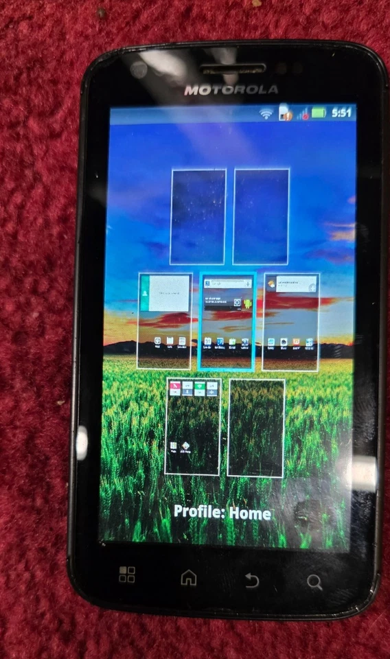 Motorola ATRIX 4G MB860 Negro 8G Mem - USADO - FUNCIONA Foto 3 de 4