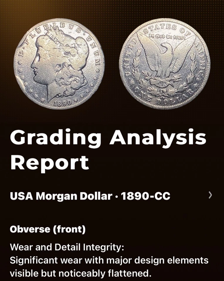 1890 CC MORGAN  "VG/F GRADE" - C PICS,  GREAT CC - IF THERE IS A NEED - HERE 💥✅ - Image 3 of 4