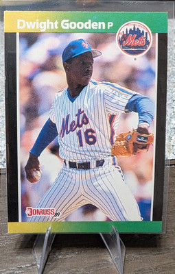 err.Donruss  Dwight Gooden #270 New York Mets Baseball Card *Denotes on Back*