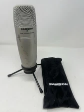 Samson C01U USB Studio Condenser Microphone with Cable Tested & Working