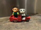 Lego Set 3628 Perry Panda & Chester Chimp Fabuland 1981 Vintage Incomplete