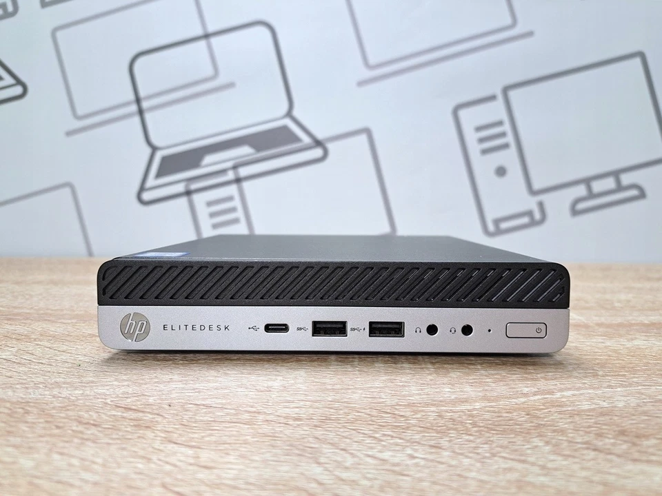 HP Elitedesk 800 G3 Tiny i7-6700T 8GB 256GB SSD WiFi WIN11 - Bild 4 von 4