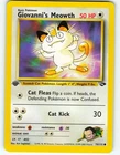 Giovanni's Meowth - 1st Edition - 74/132 Gym Challenge - Pokémon TCG - 2000