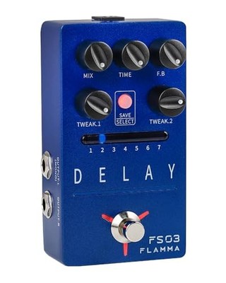 FLAMMA FS03 Stereo Digital Delay Pedal Guitar Effect Pedal 80 Seconds Lo [New!!]