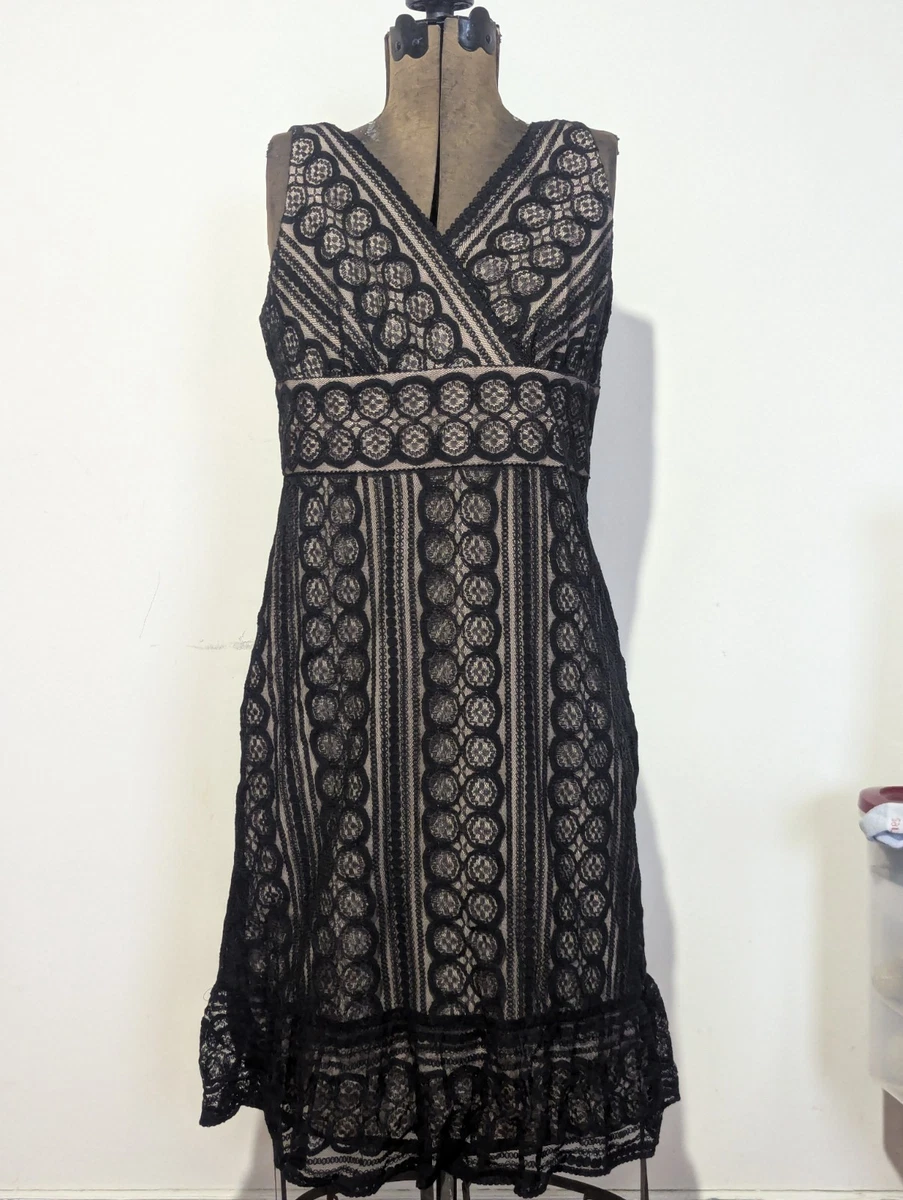 chinese dress ladies Ann Taylor Loft Dress Brown & White Size 12P SKU 000197-5 – Designers On A  Dime