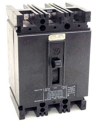 #ad FB3100 Westinghouse 100 Amp 600 Volt Circuit Breaker Next Day Option $149.99