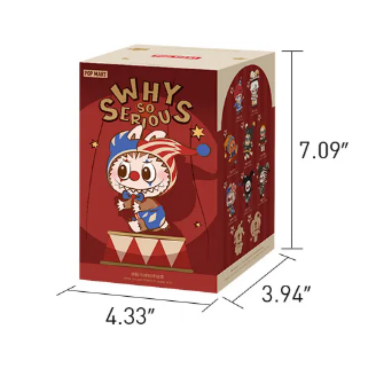 Why Soserious Series- Vinyl Plush Pendant Blind Box Hot Cute Toy