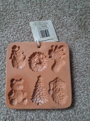Cotton Press Amaco American Art Clay Co Weihnachten Miniaturen Form Terrakotta