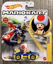 Hot Wheels MarioKart Wave 17 2022- Toad Mach 8 HDB35 (First App. in new Kart)
