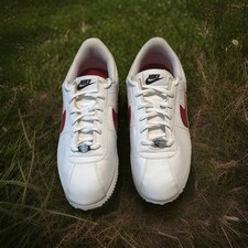 Nike Cortez Basic SL GS Forrest Gump 2018 White Red Blue 904764-103 Sz 7Y/W 8.5