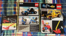 Vintage Lego Technic 854 1978 100% Original + Box And Instructions