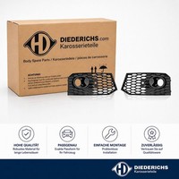 LÜFtungsgitter StossfÄNger Vorne Diederichs ZUB00408 FÜR Audi