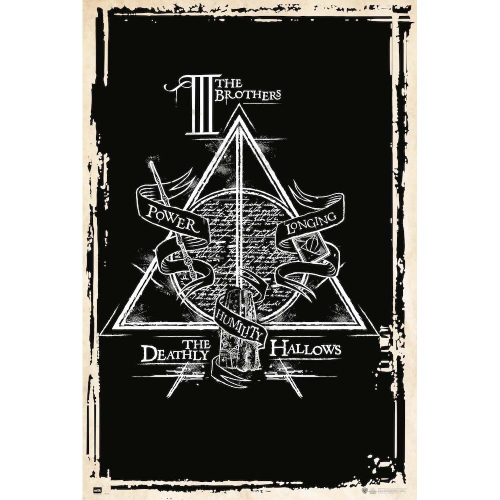 Poster HARRY POTTER - Deathly Hallows Graphic 61x91,5cm NEU 58808ge
